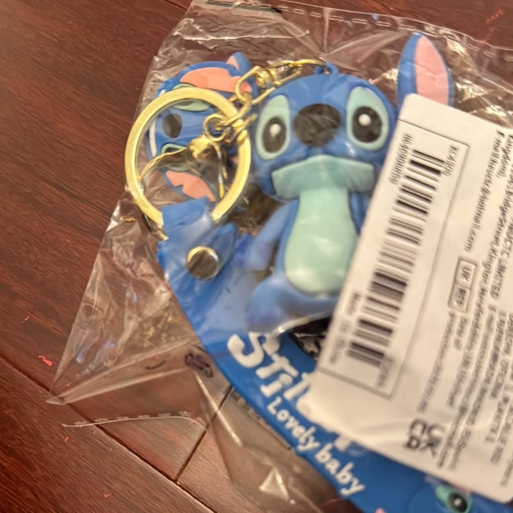 Blue Cartoon Character Keychain